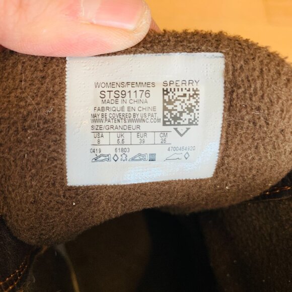 Sperry Top-Sider Saltwater Duck Boots Women's Brown - US 8 - Picture 8 of 14
